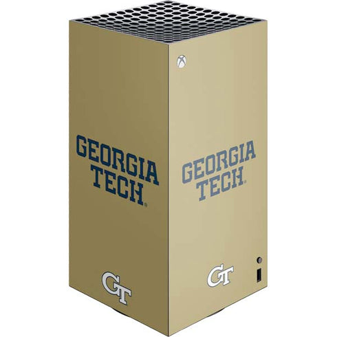 Georgia Institute of Technology LogoType Gold Xbox Series X Skins